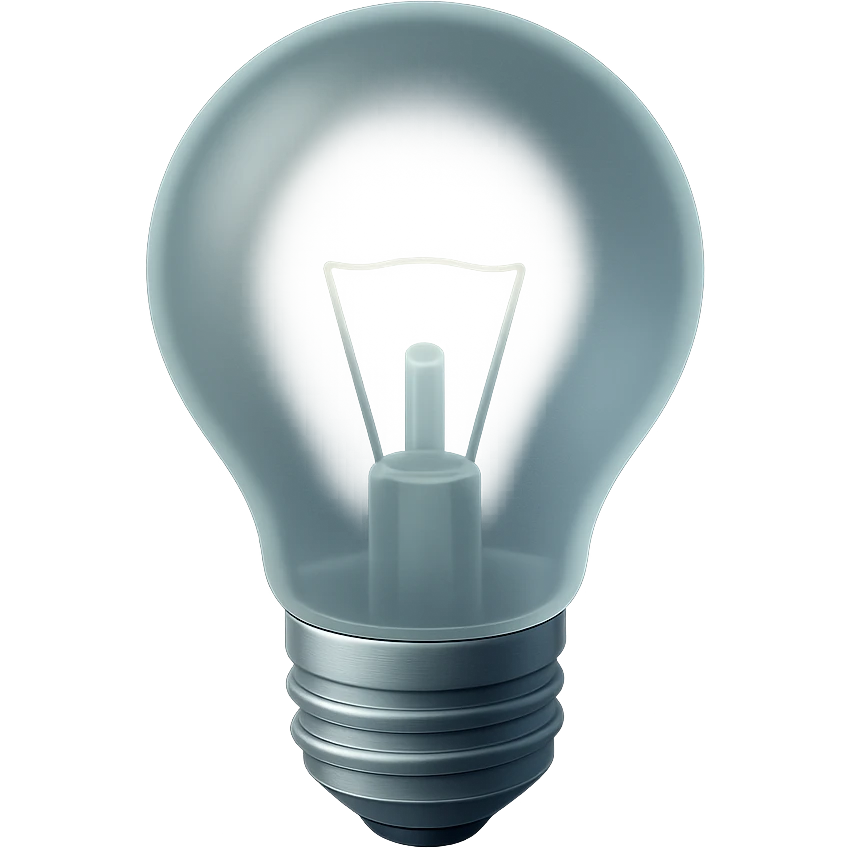 bulb emoji