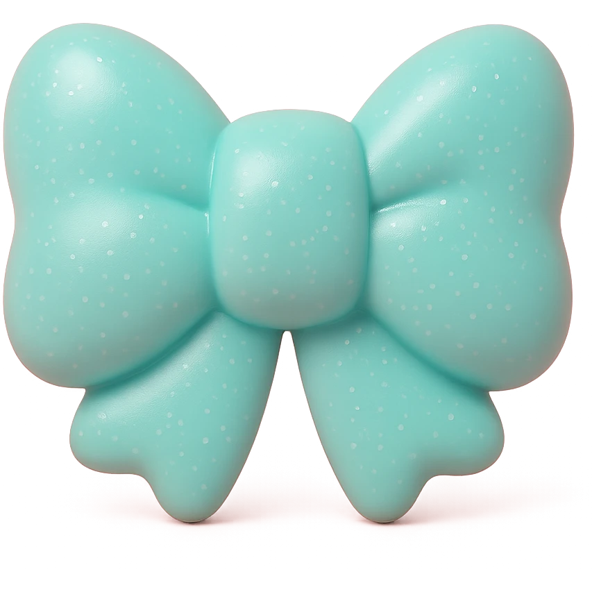 sparkly bow emoji