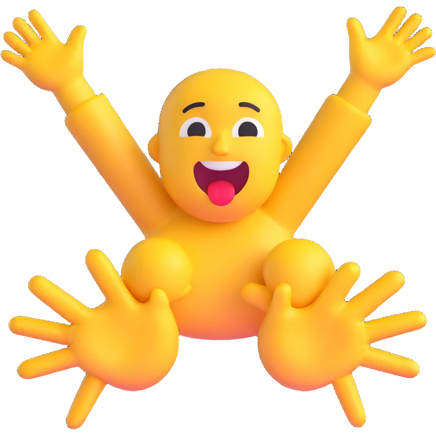 choking emoji with hands reaching out emoji