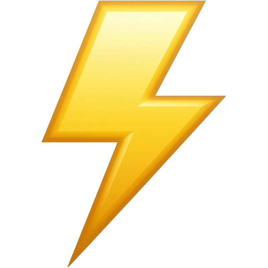 Lightning Bolt emoji