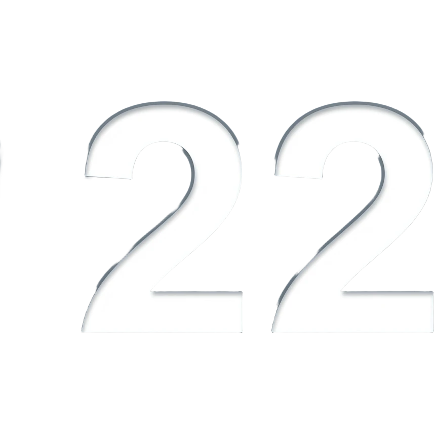 Create high-quality glossy emojis with a vibrant modern style.Make the emojis look premium, shiny, and eye-catching with bright highlights, smooth gradients, soft reflections, and glowing details.Two number  on grey icon  emoji emoji