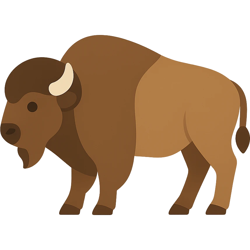 Bison emoji