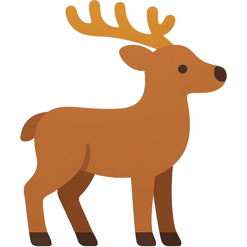Reindeer emoji