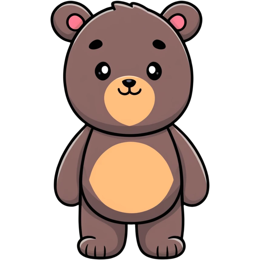 cute bear emoji