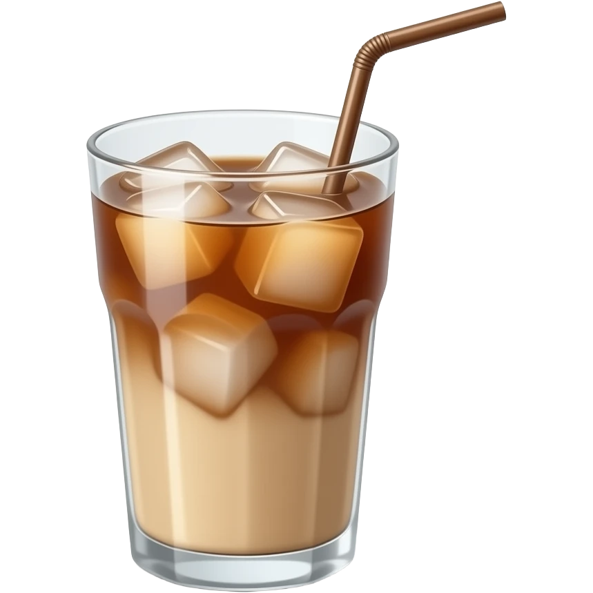 Iced coffee emoji