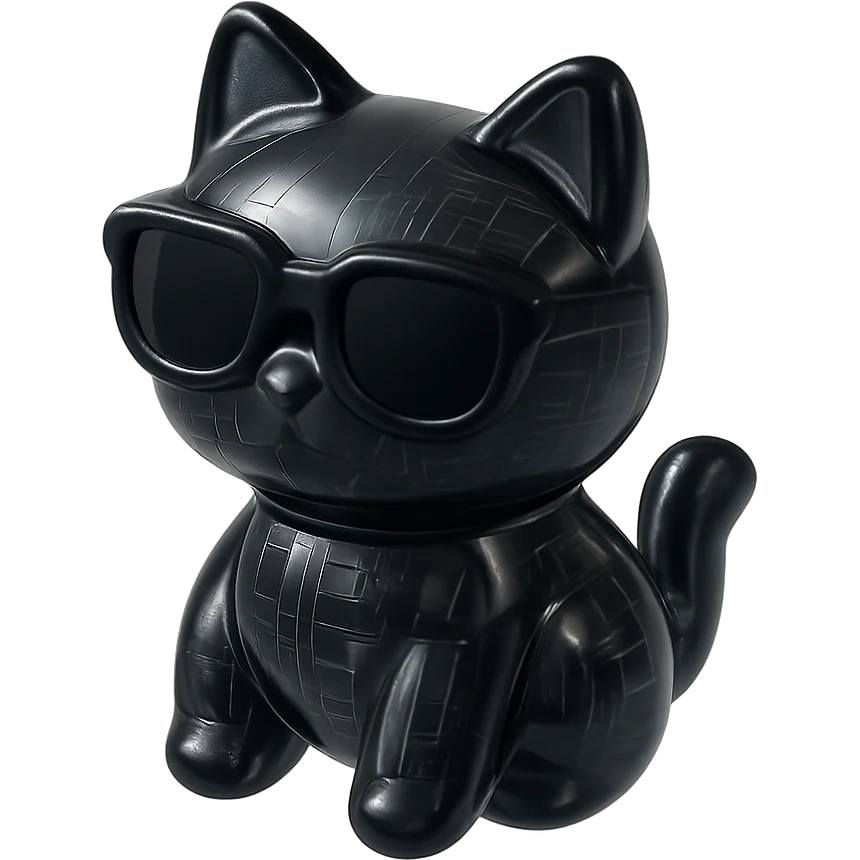 Cat wearing sunglasses emoji