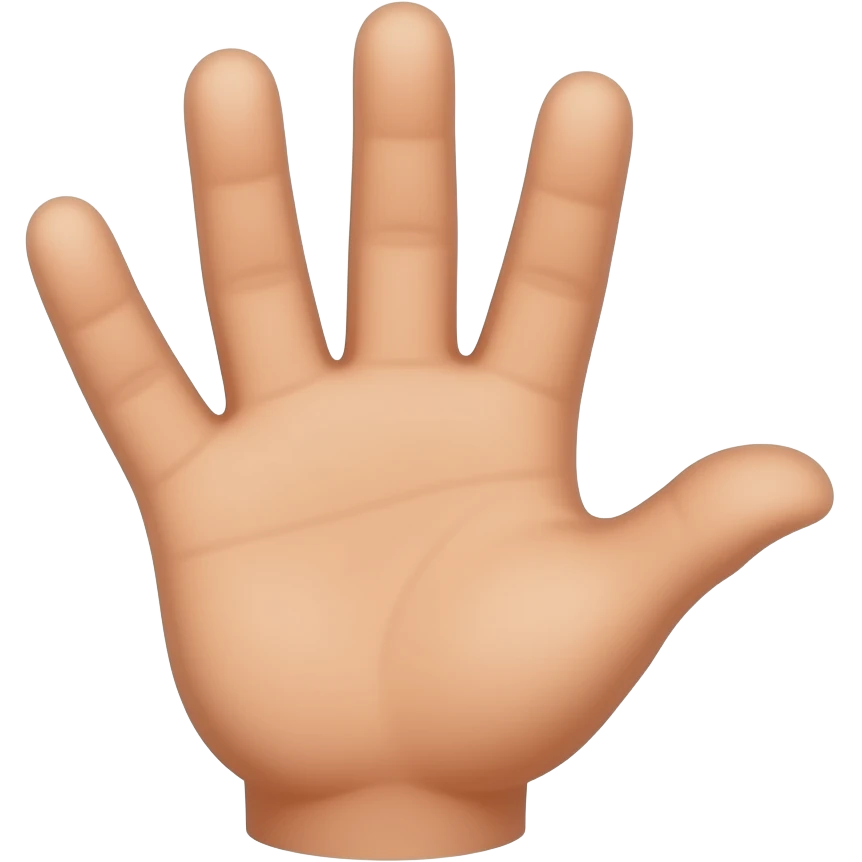mão emoji