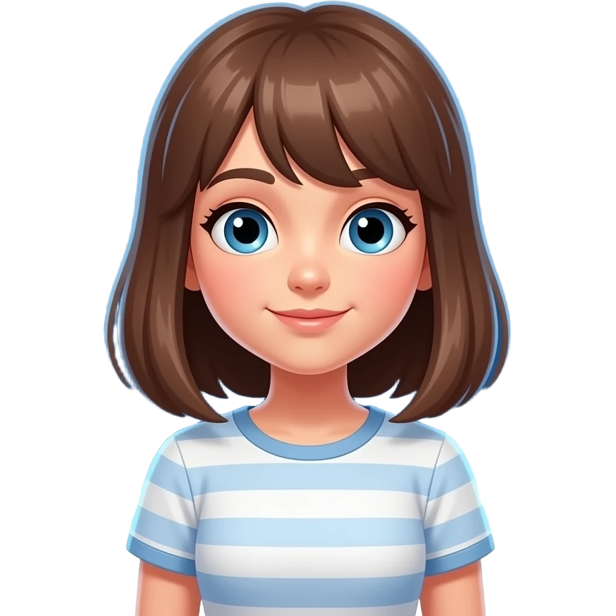 A teen girl teleporting emoji