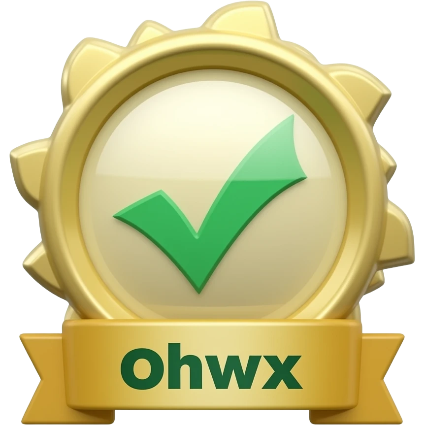 Verification badge emoji
