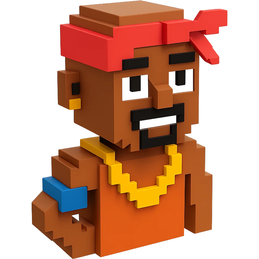 2Pac rapper emoji