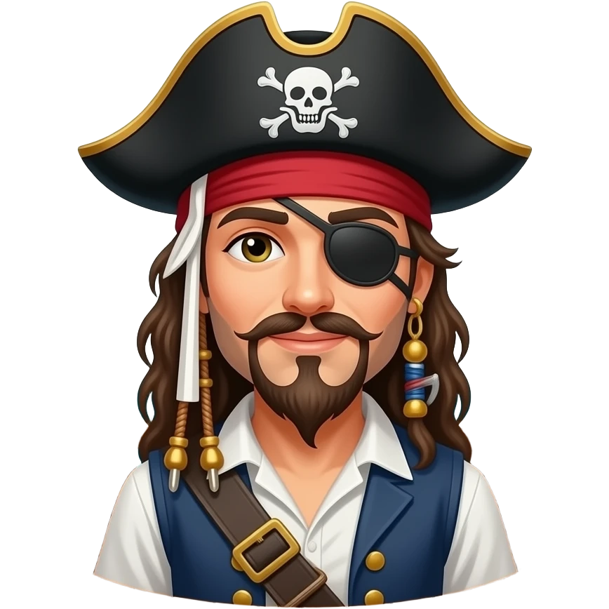 Pirates of Caribbean emoji