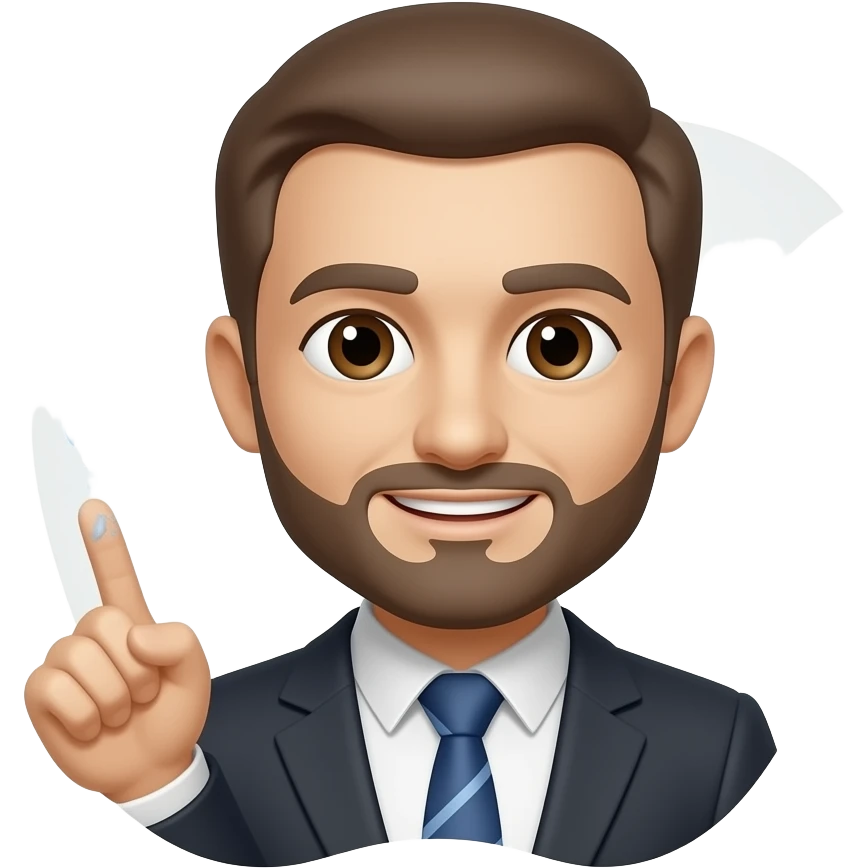 iOS apple emoji style holding a joint emoji