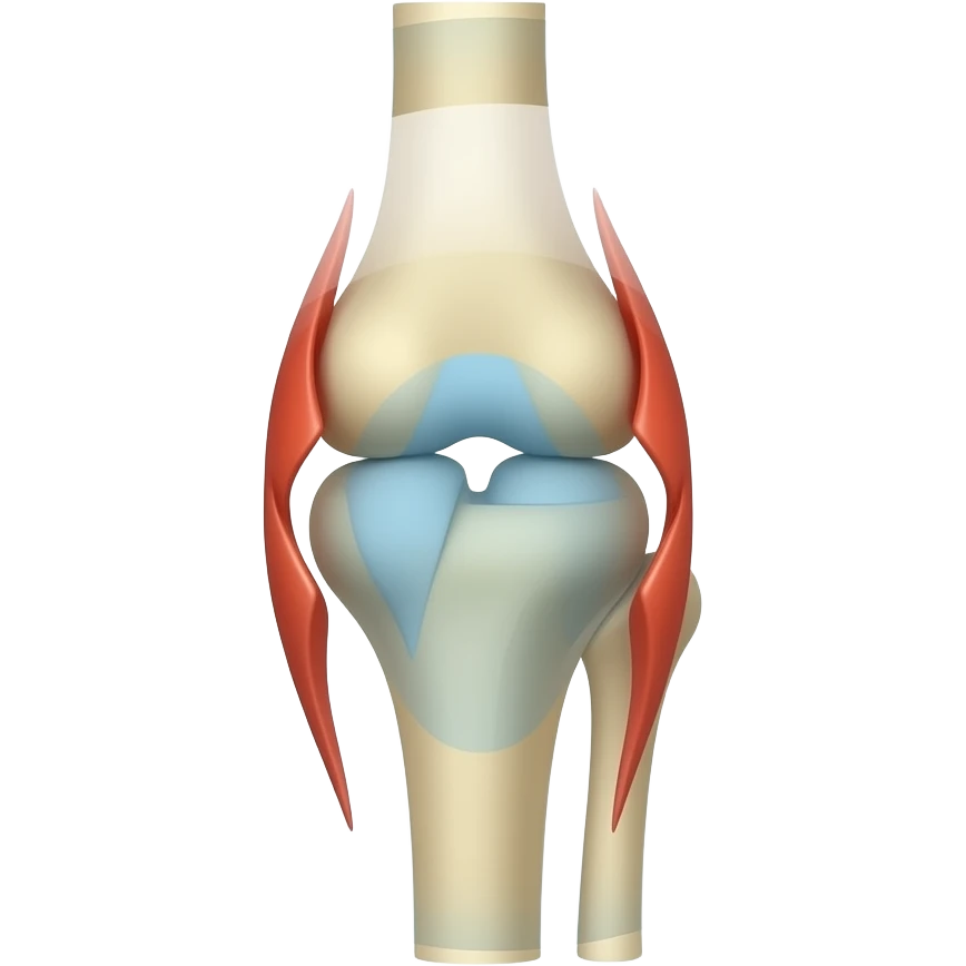 joint mobility emoji, inside of knee, showing range of motion emoji