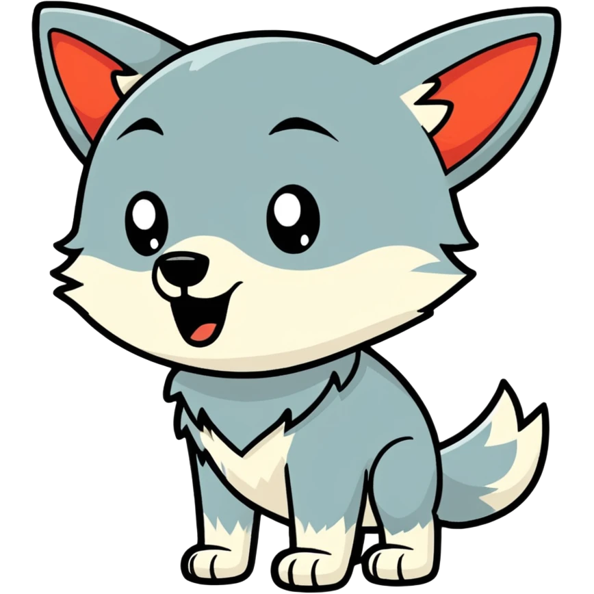 Wolf emoji