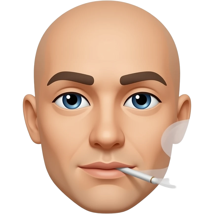Sin nariz ojos entre medios serrado votando humo por la boca emoji