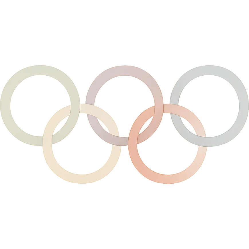 les anneaux olympiques emoji