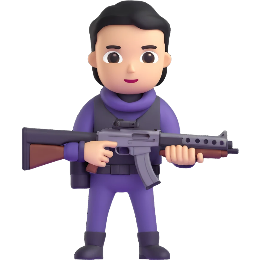 shooter character emoji