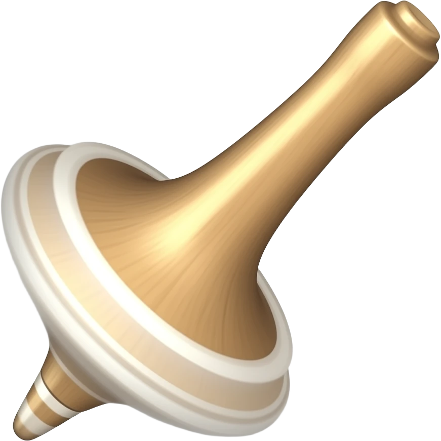 Spin top emoji