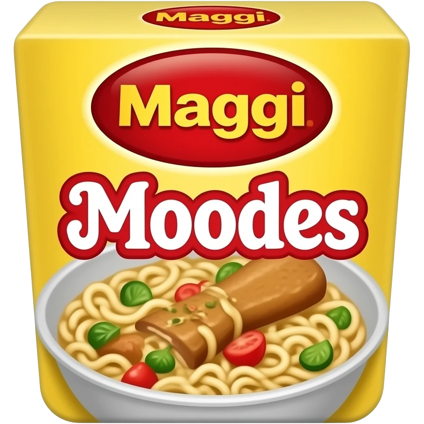 Maggi with name emoji