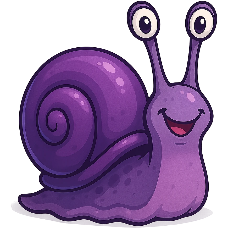 purple snail emoji