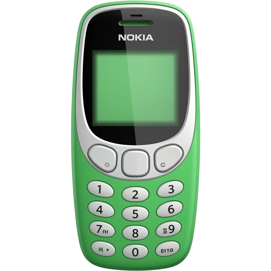 green nokia emoji