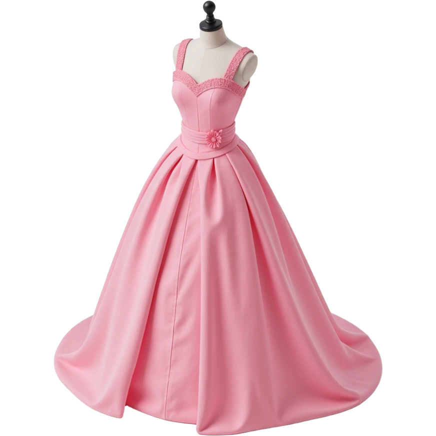 pink rococo gown emoji