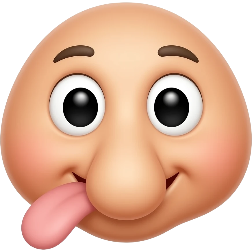 Erected dick emoji