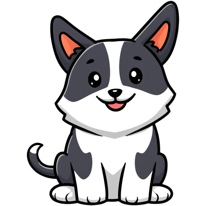 happy dog emoji