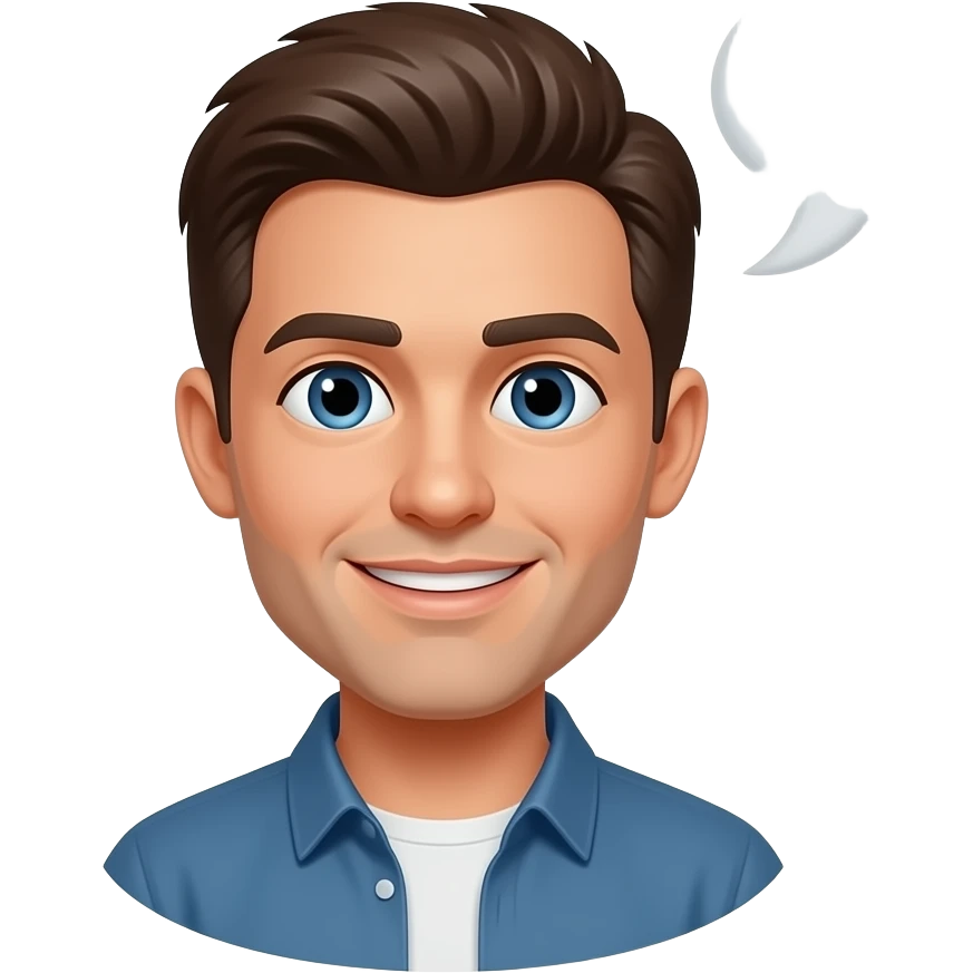 Word emoji stating "of course!" when someone says thank you. emoji