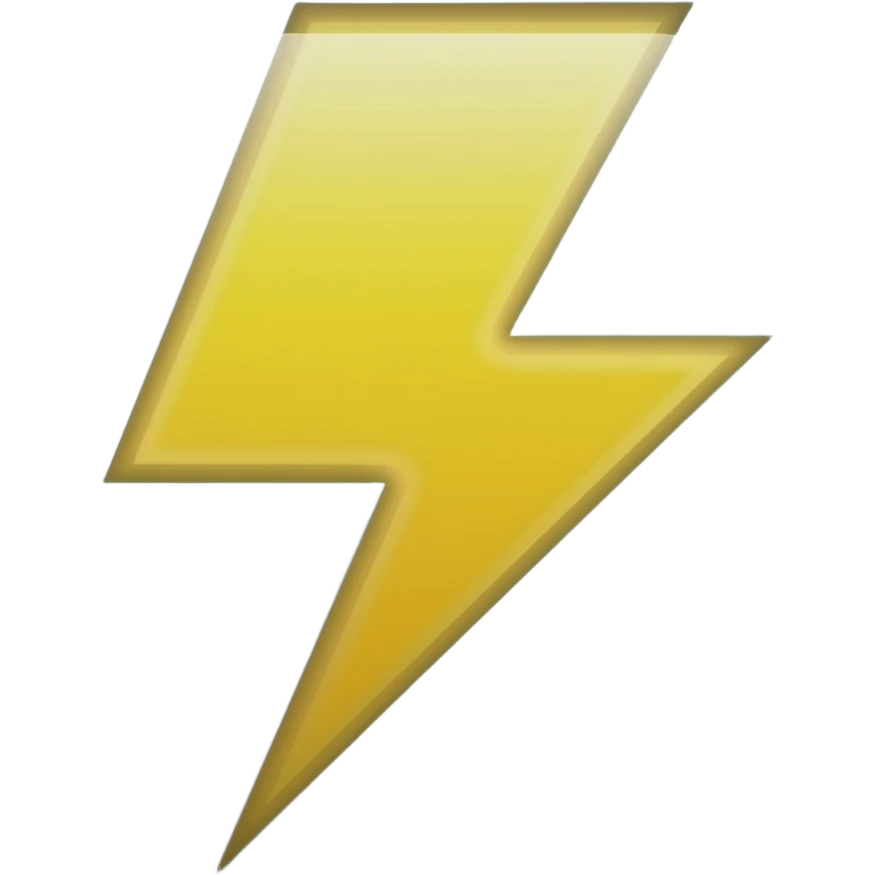 lightning emoji