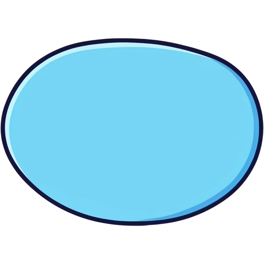 Blue emoji