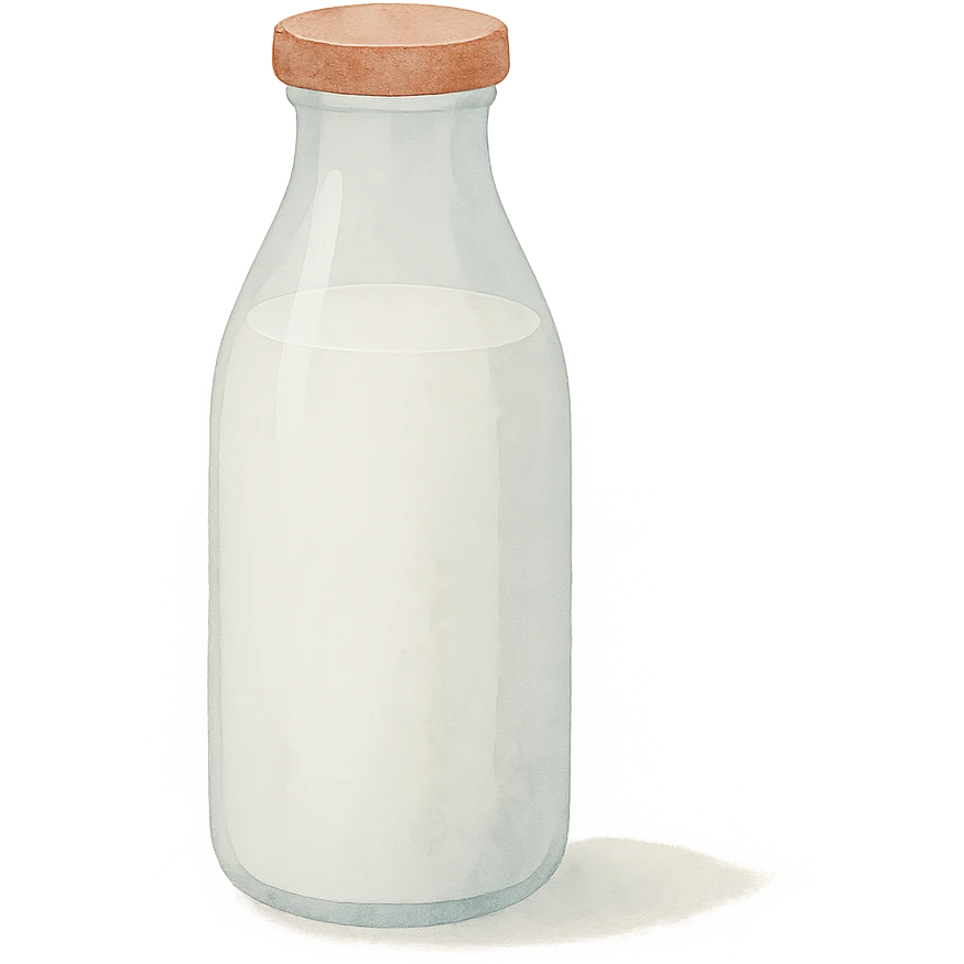 a bottle of milk emoji