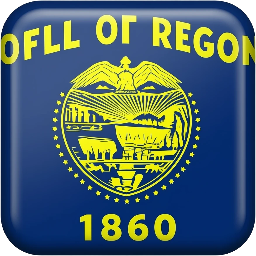 Oregon other side Flag emoji