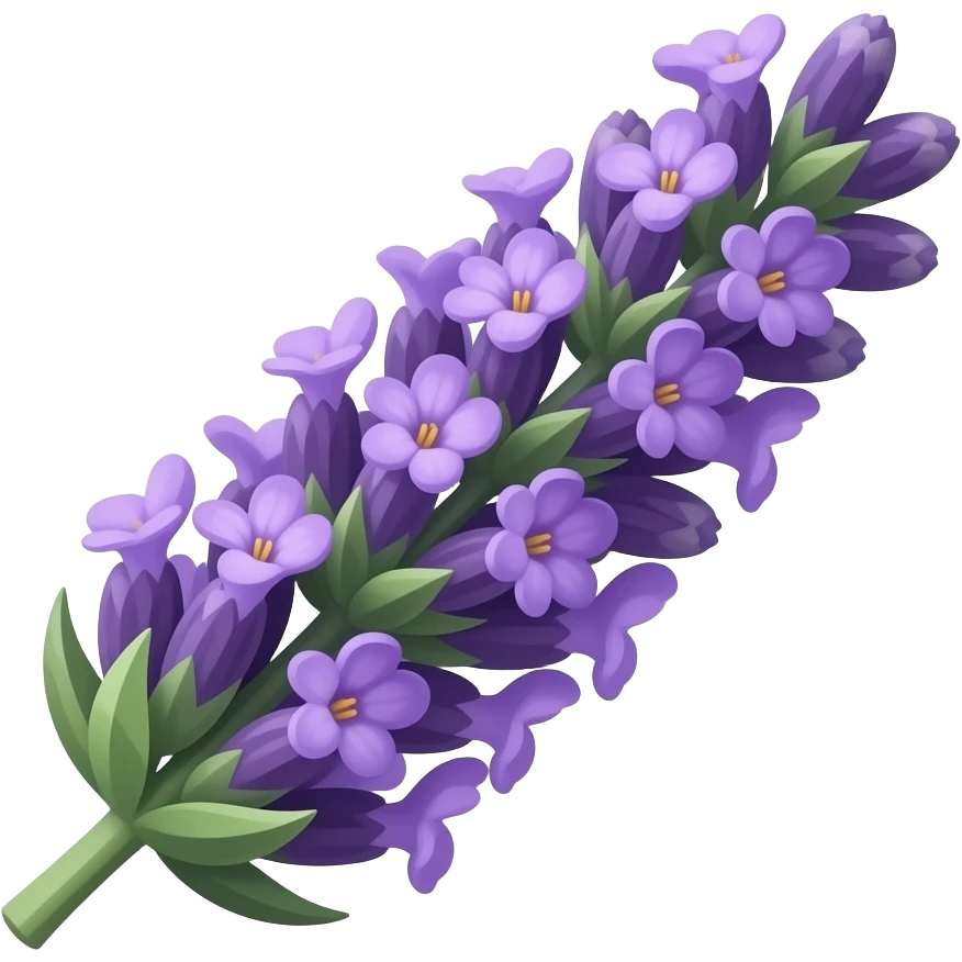 Lavender flower emoji