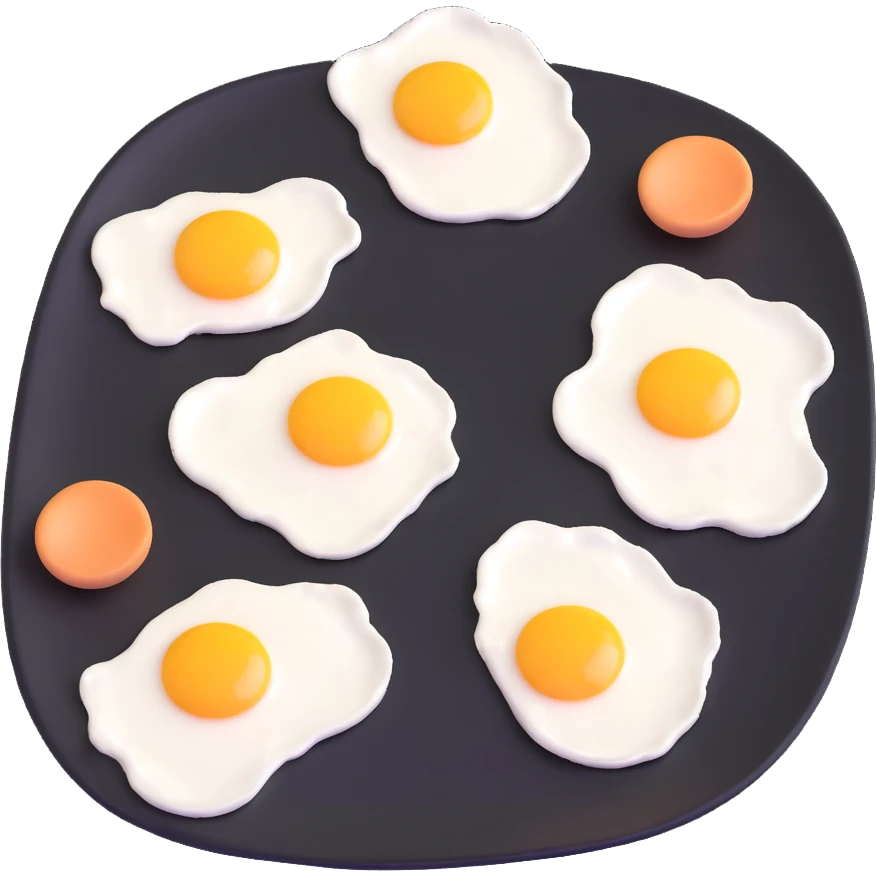 fried eggs emoji