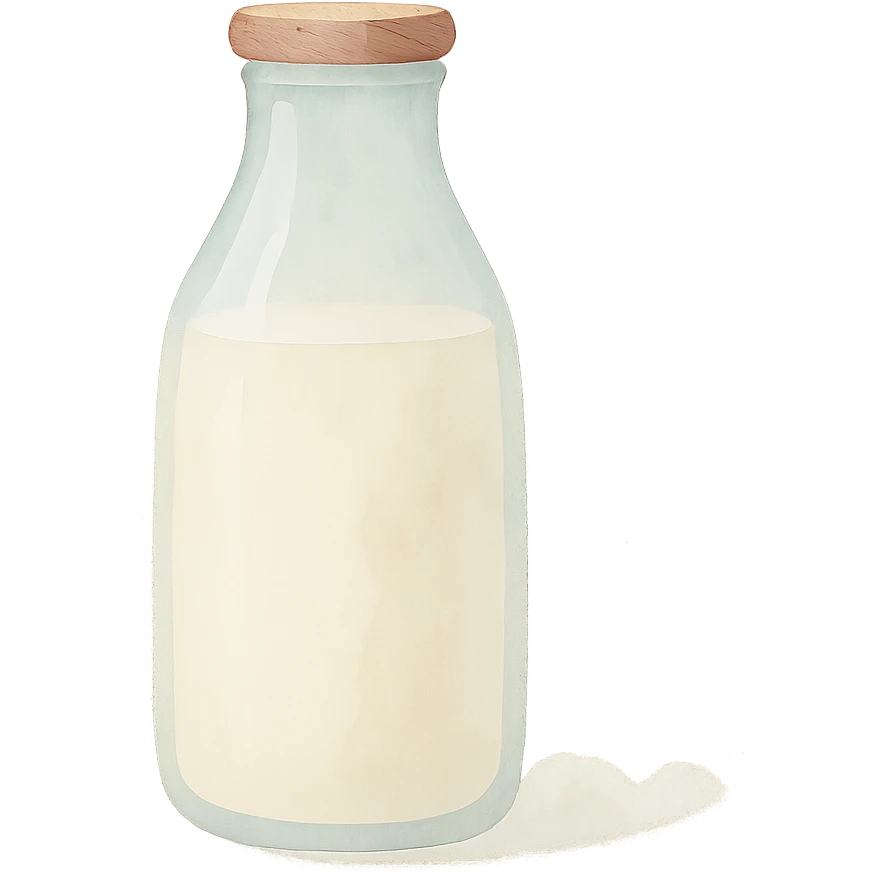 a bottle of milk emoji