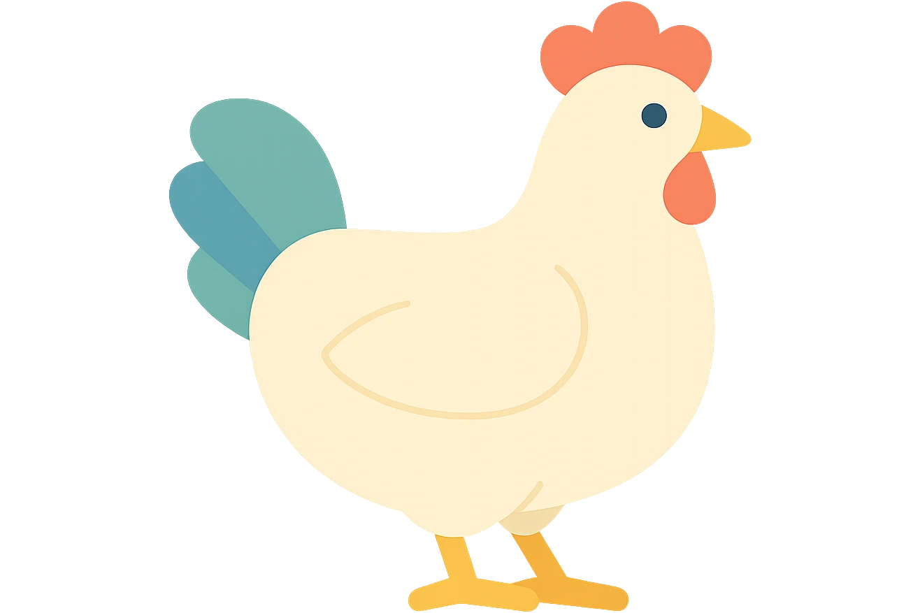Hen emoji