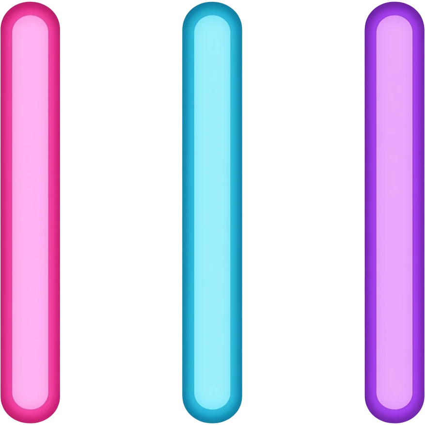 pink, blue and purple neon colored straight vertical lines emoji