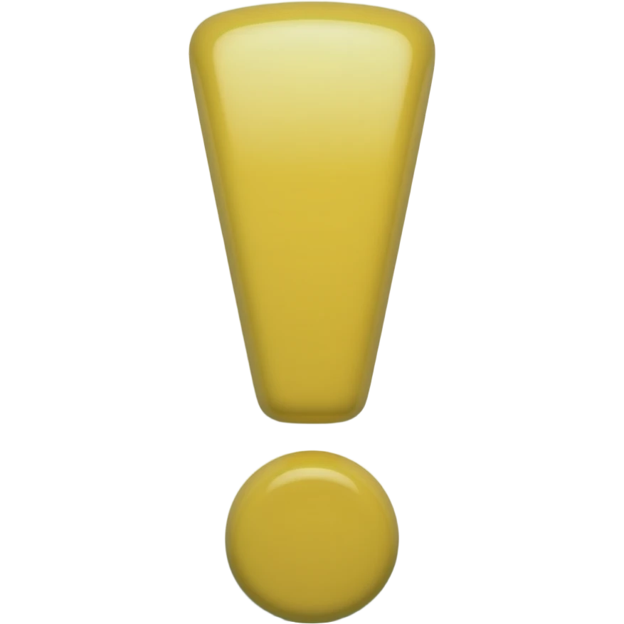 signo de exclamacion emoji | AI Emoji Generator
