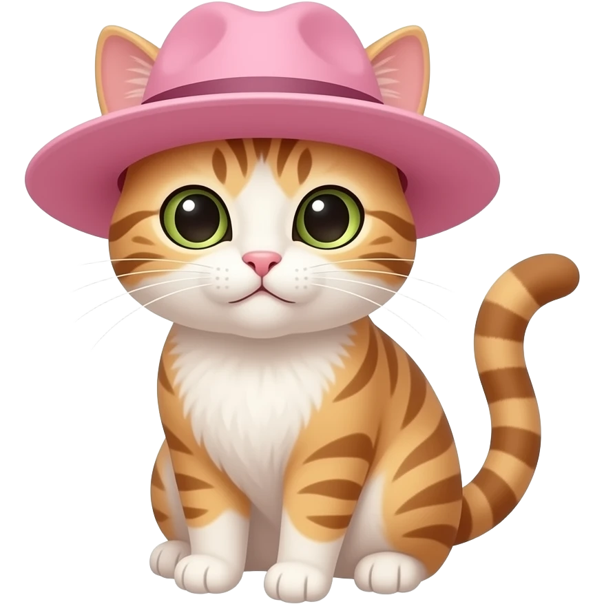 Cat with Pink Hat emoji