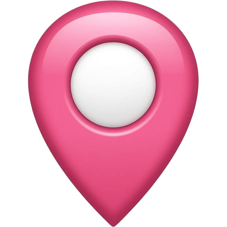 pin de color rosado sin fondo emoji