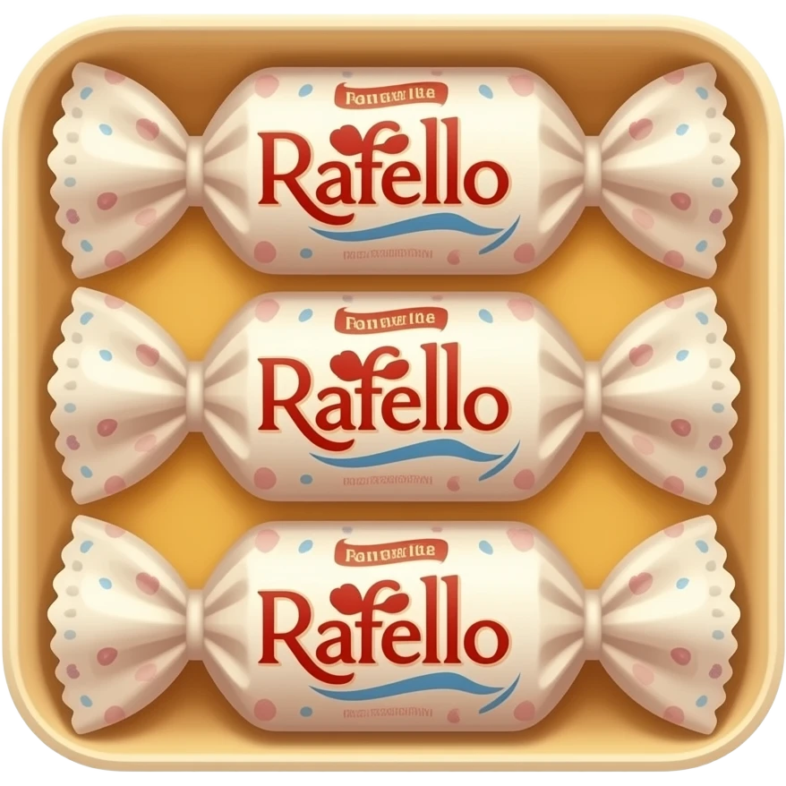 raffaello candy in box emoji