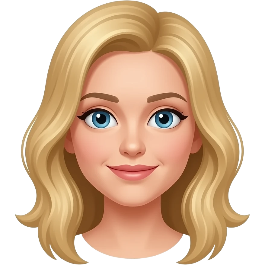 یک زن مو بلوند emoji