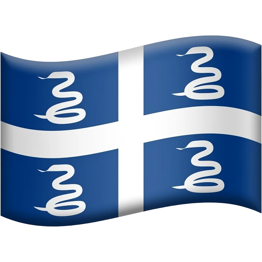 New martinique flag emoji