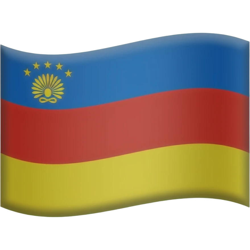 Флаг Осетии emoji