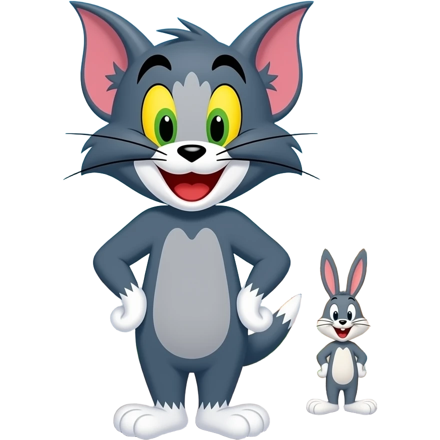 Fait tom dans les looney tunes emoji