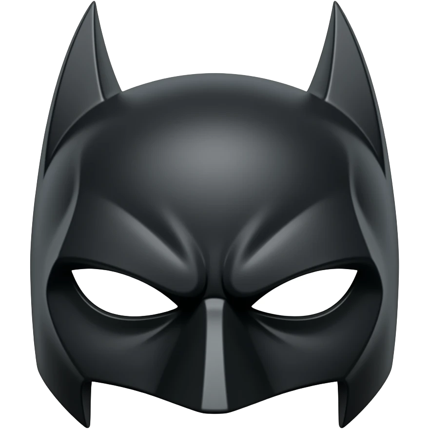 Batman mask emoji