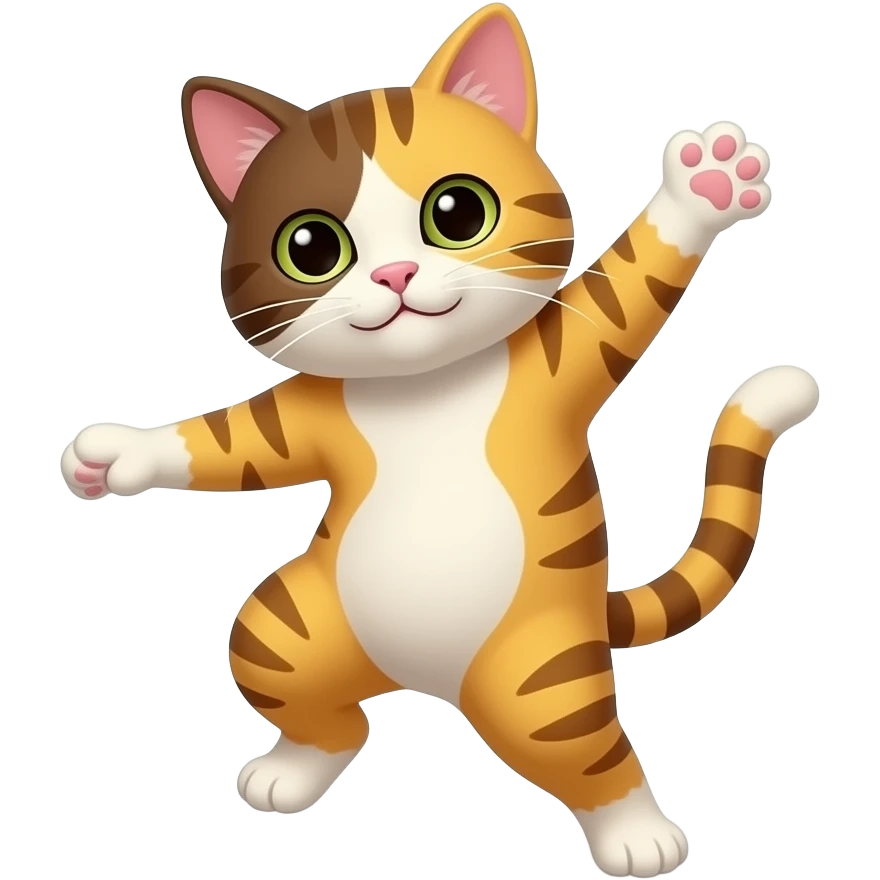 Cat dancing emoji