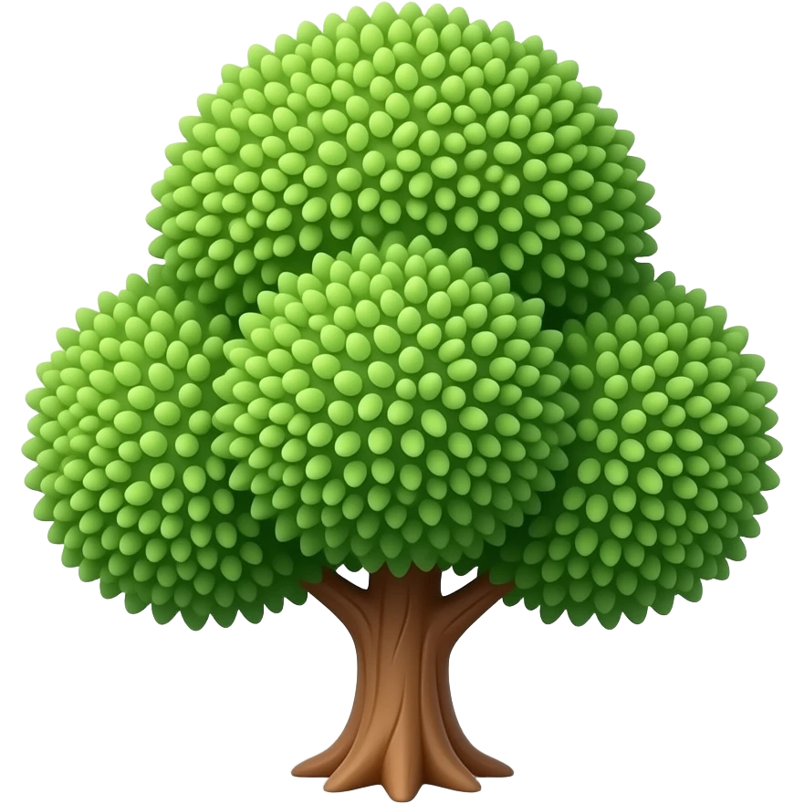 3d tree emoji