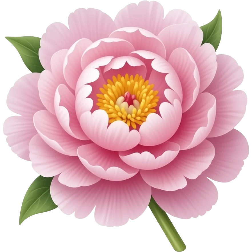 Peonies emoji